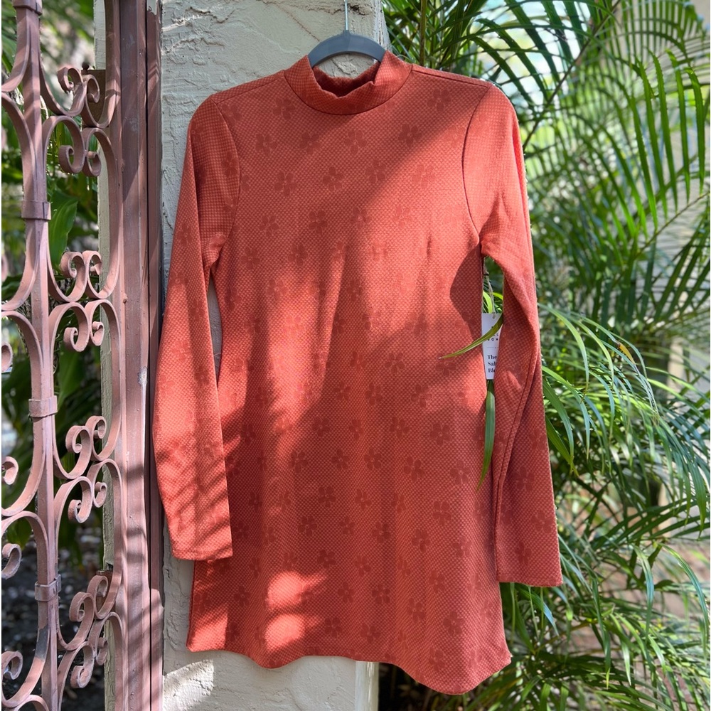 💦💦 BILLABONG 💦💦 Salty Blonde Coconut Flowers Long Sleeve Bodycon Mini Dr… - Picture 5 of 14